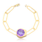 PULSEIRA DONNA AMETISTA 15MM OA