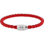 BRACELETE MONTBLANC VERMELHO 3 ANEIS
